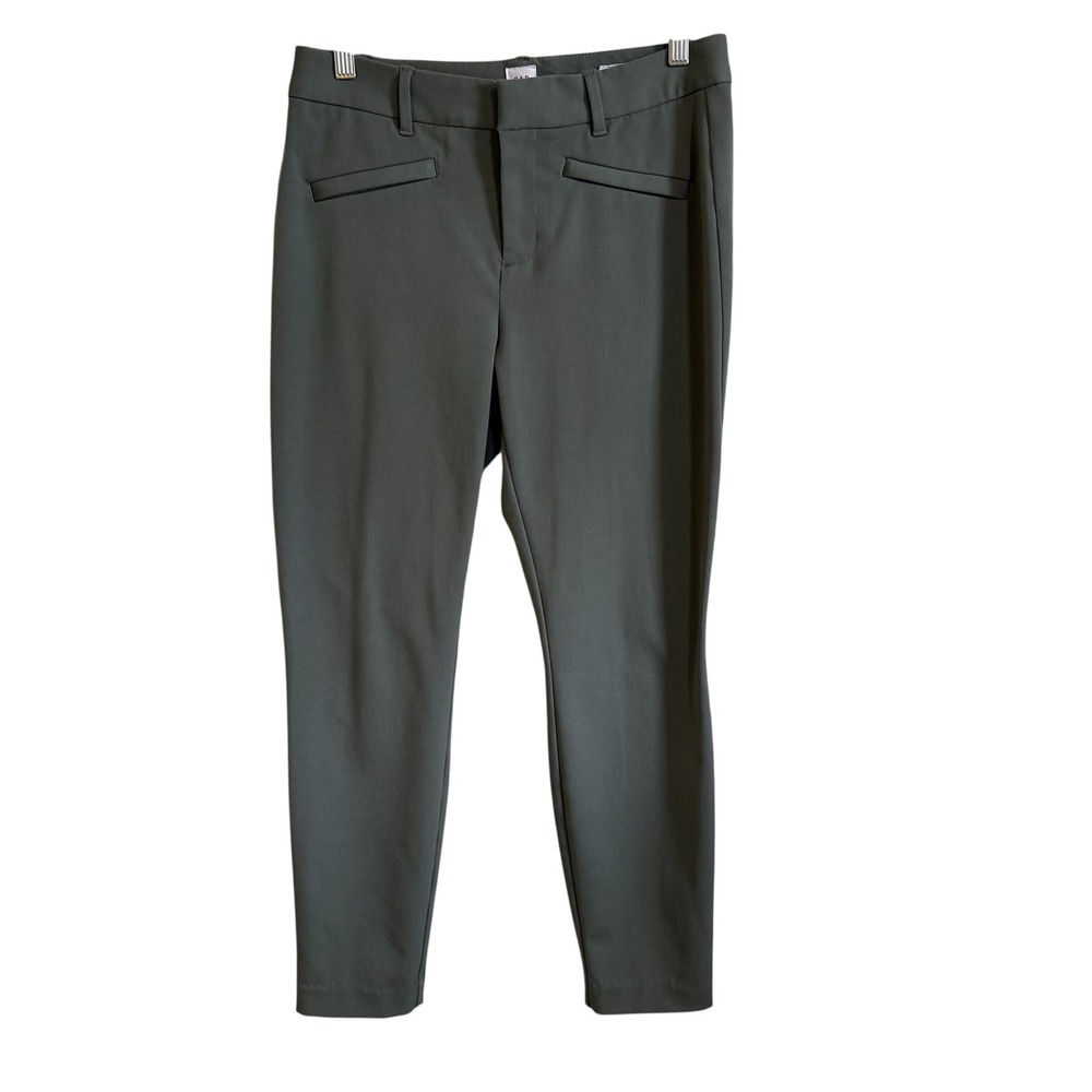 GAP Curvy Signature Skinny Ankle Olive Green Career Casual Pants Size 4 Women
